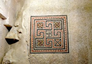 Напольная мозаика византийской эпохи в Вифлеем