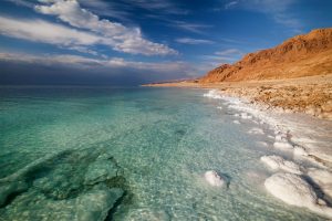 Вид на побережье Мертвого моря